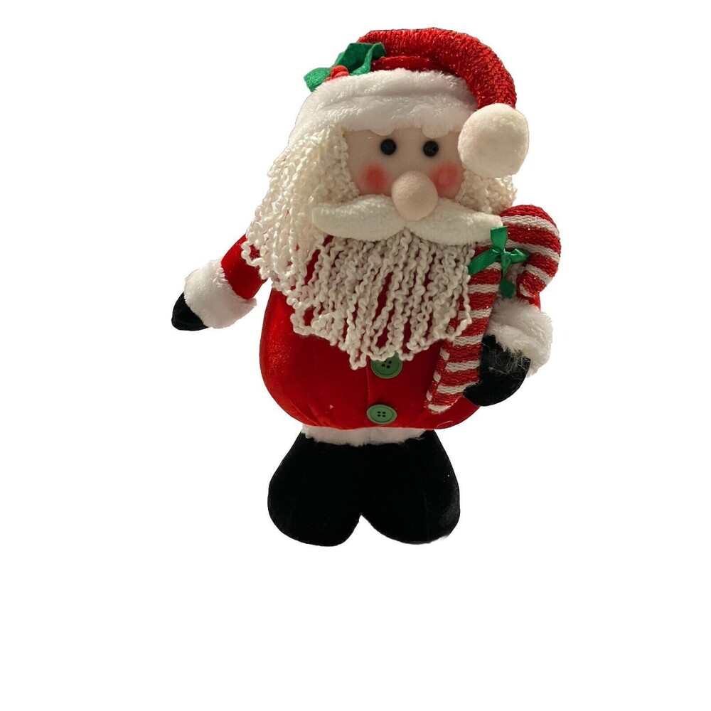 Vintage Homerbest Christmas Standing Plush Santa Clause Decor Xmas Holiday Cute
